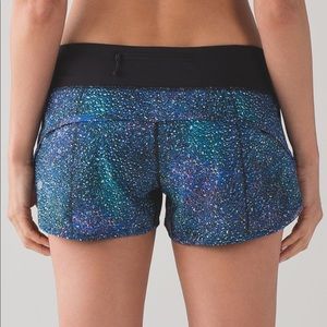 Lululemon strive speed short Mermaid Speckle